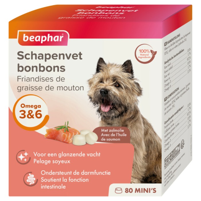 Beaphar Schapenvet Bonbons Mini Zalm
