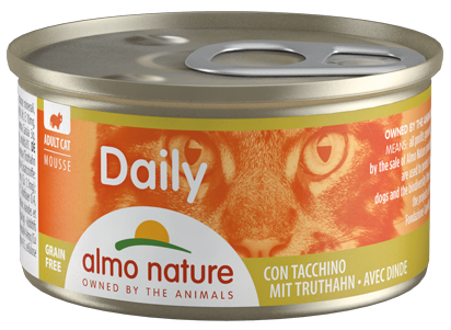 Almo Nature Dailymenu kat mousse kalkoen 85gr