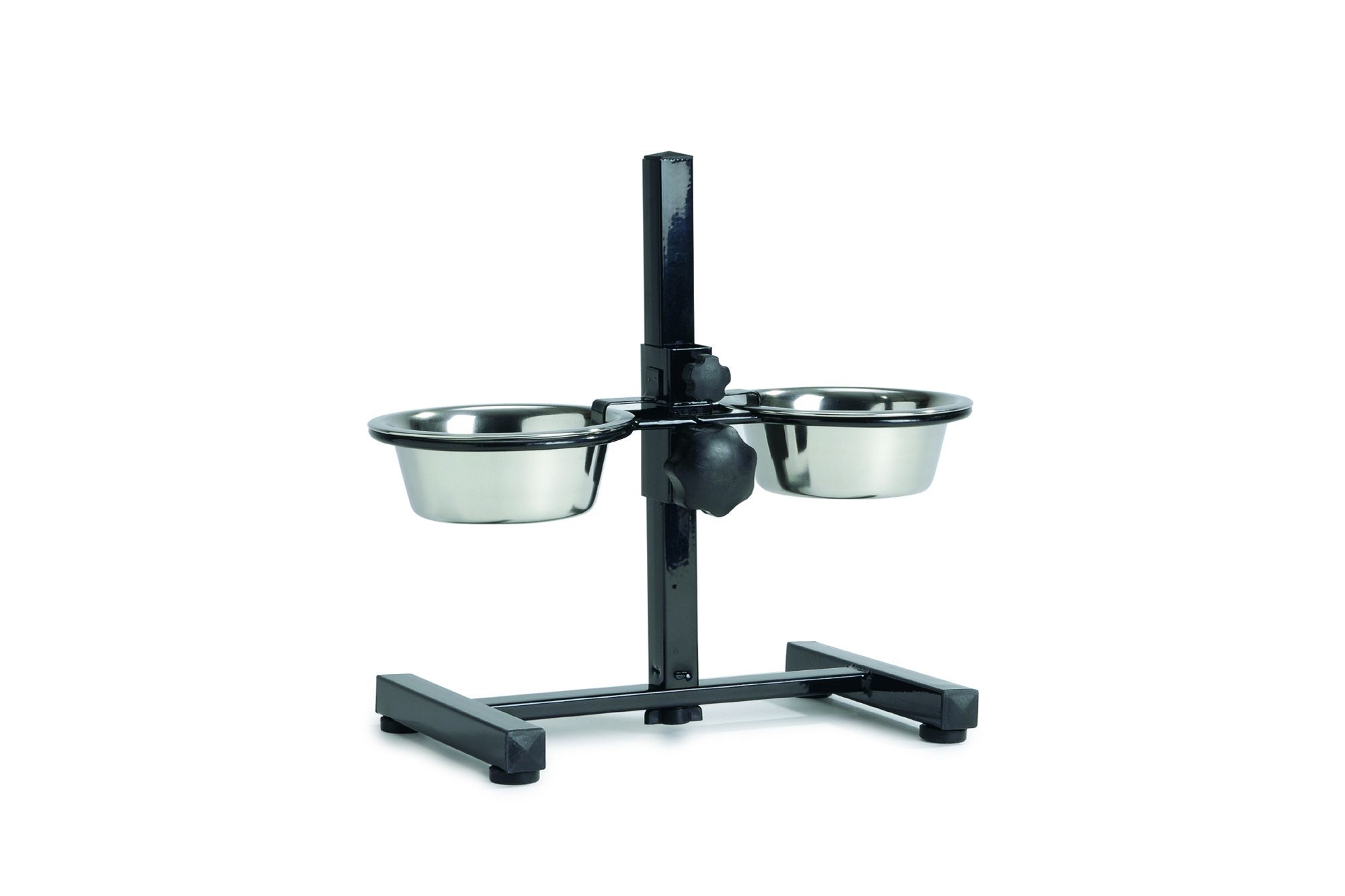 Beeztees Voerbak Standaard RVS Bak 16cm Zwart
