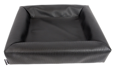 Bia bed hondenmand original croco zwart bia-2 60x50x12