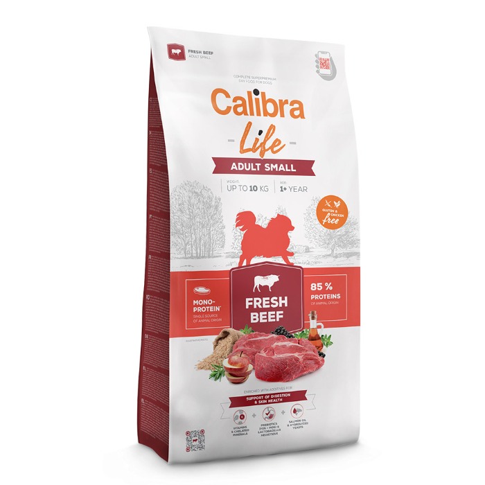 Calibra Life Dog Adult Small Breed Fresh Beef 1