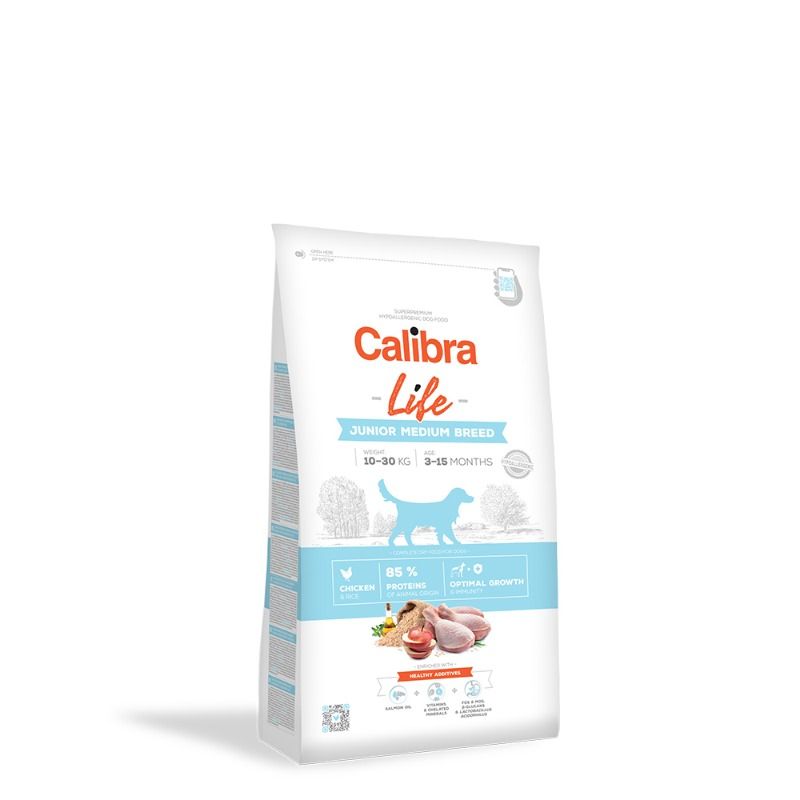 Calibra Life Dog Junior Medium Breed Chicken hondenvoer 2