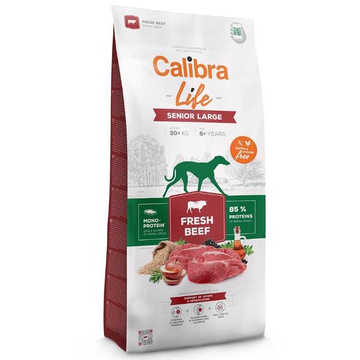 Calibra Life Dog Senior Large Breed Fresh Beef 2