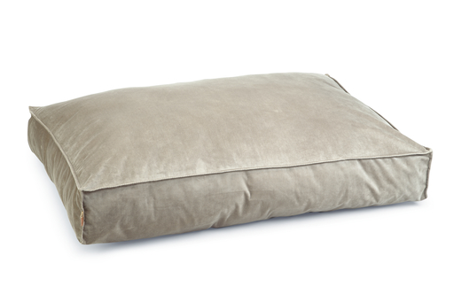 Designed by Lotte Ligkussen hond Nalino - Grijs 100 x 70 x 15 cm