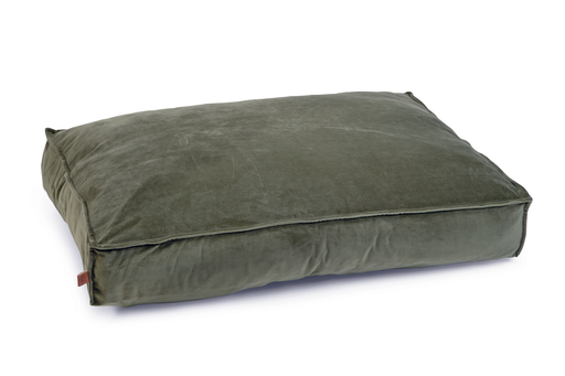 Designed by Lotte Ligkussen hond Nalino - Groen 100 x 70 x 15 cm