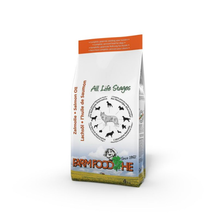 Farm Food HE Zalmolie standaard hondenvoer 4kg
