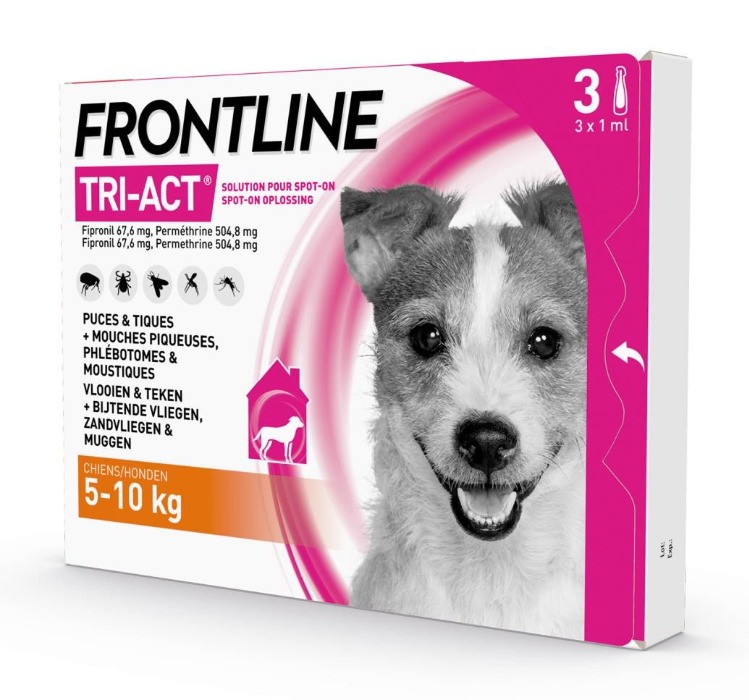 Frontline Tri-Act S hond 5 - 10 kilo