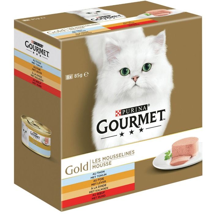 Gourmet Gold 8-Pack Mousse Tonijn
