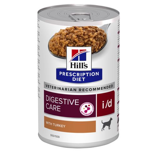 Hill&apos;s Prescription Diet I/D Digestive Care hondenvoer nat met Kalkoen 12x360g blik