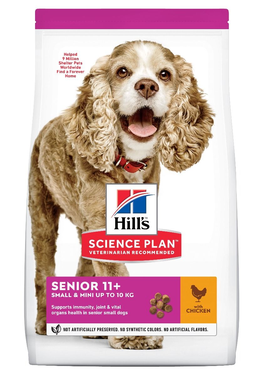 Hill&apos;s Science Plan Hond Senior 11+ Small&Mini Kip 1