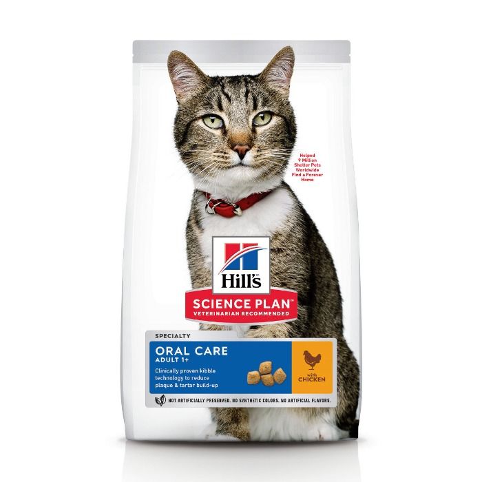 Hill&apos;s Science Plan Kat Adult Oral Care Kip 1