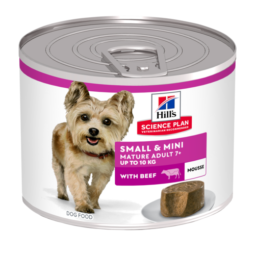 Hill&apos;s Science Plan Small & Mini Mousse Mature Rund natvoer hond 200 gram
