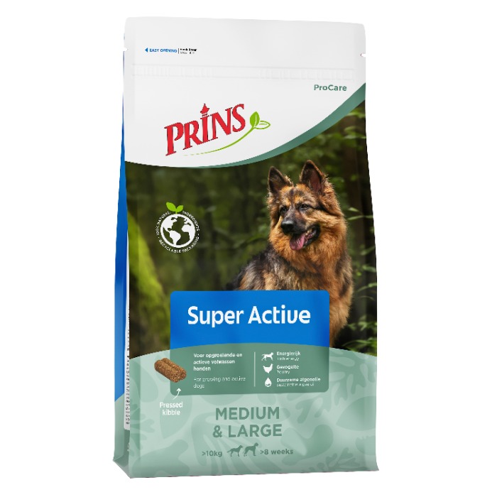 Prins ProCare Super Active hondenvoer 20kg