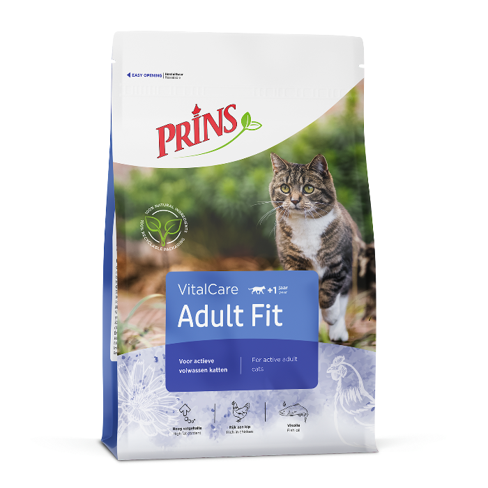 Prins Vitalcare Adult Fit kattenvoer 4kg
