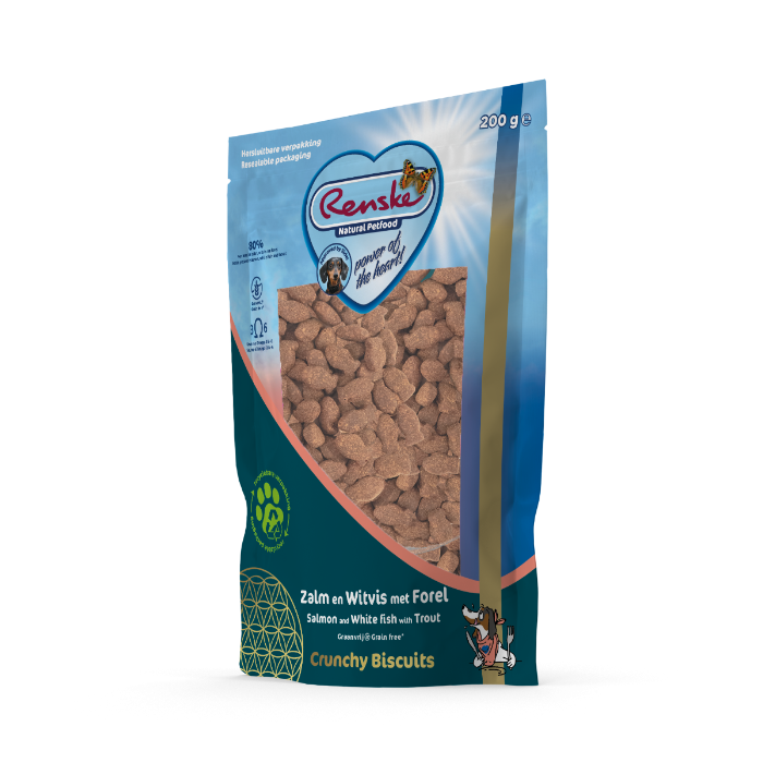 Renske Gezonde Beloning Crunchy Hondensnack zalm