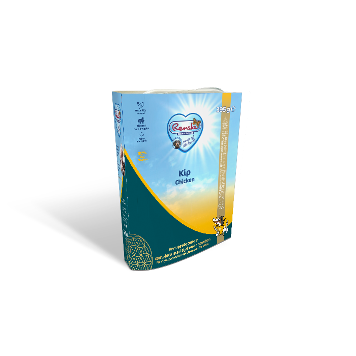 Renske Vers Vlees gestoomd Kip hond natvoer 10x395gr