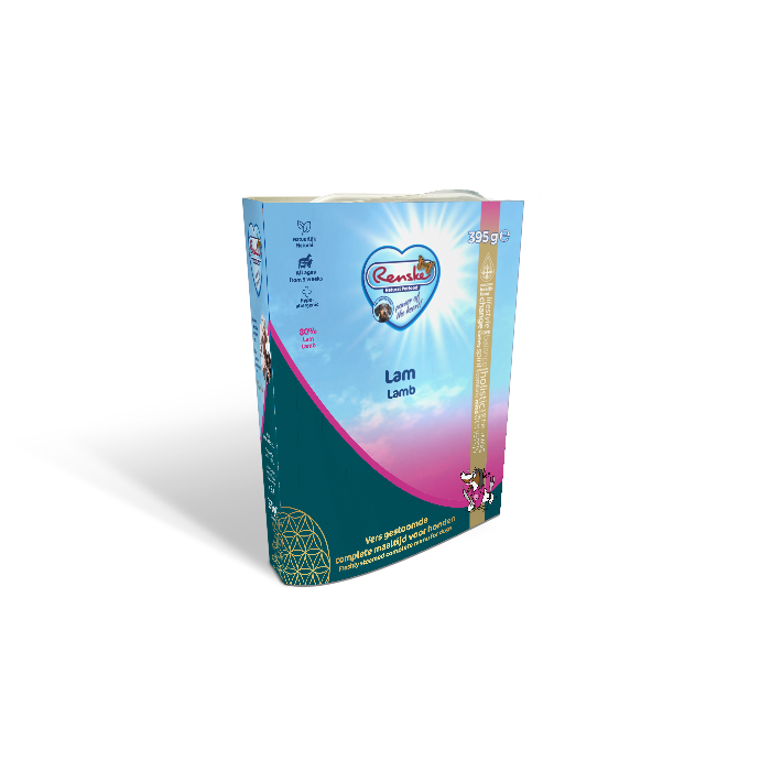 Renske Vers Vlees gestoomd Lam hond natvoer 10x395gr