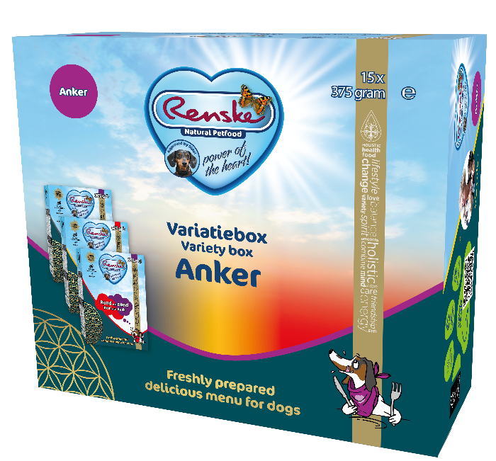 Renske vers hond variatiebox Anker 15x375gr