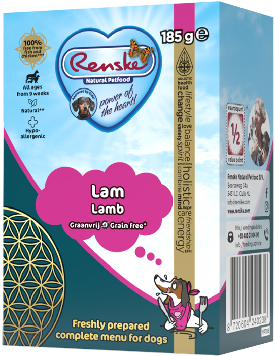 Renske vers hondenvoer Lam Graanvrij 185 gram