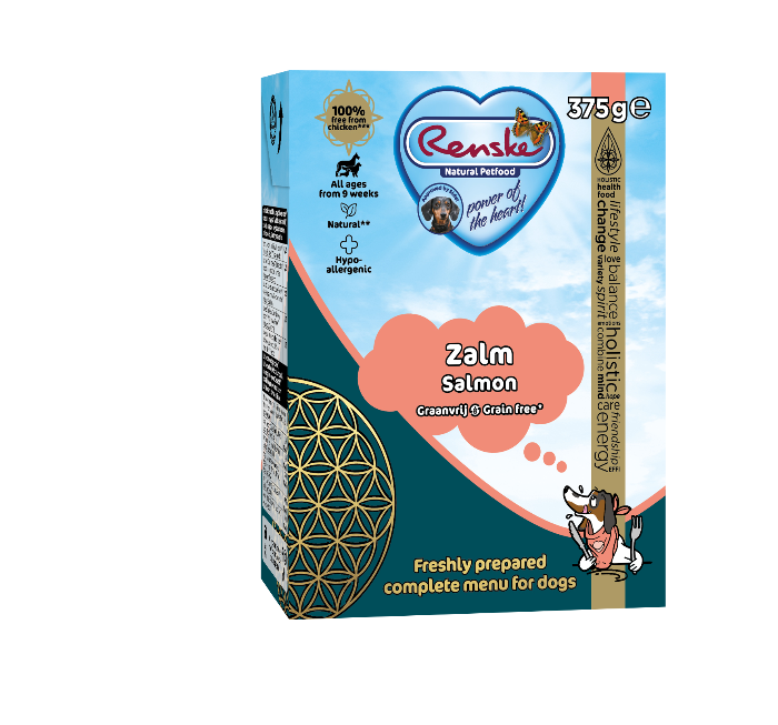 Renske vers hondenvoer zalm graanvrij 375 gram