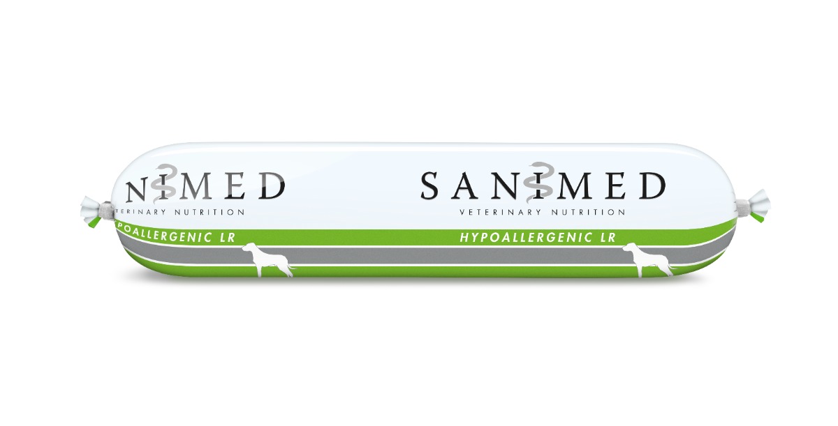 Sanimed Hypoallergenic LR lam worst natvoer hond 400 gram