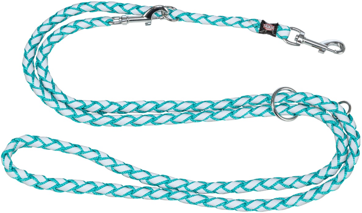 Trixie Cavo Reflecterende Verstelbare Riem Oceaan Blauw 2 m x ø 12 mm