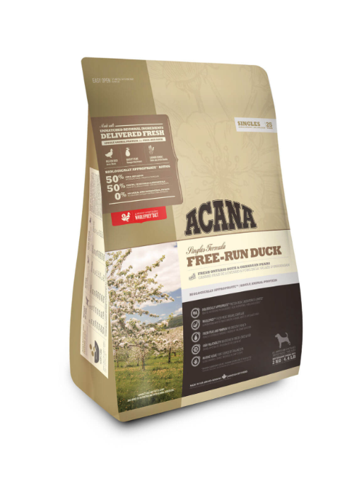 Acana Singles free-run duck hond 2 kilo