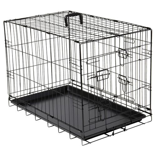 Adori Hondenbench 2-Deurs Zwart 76x48x54 cm