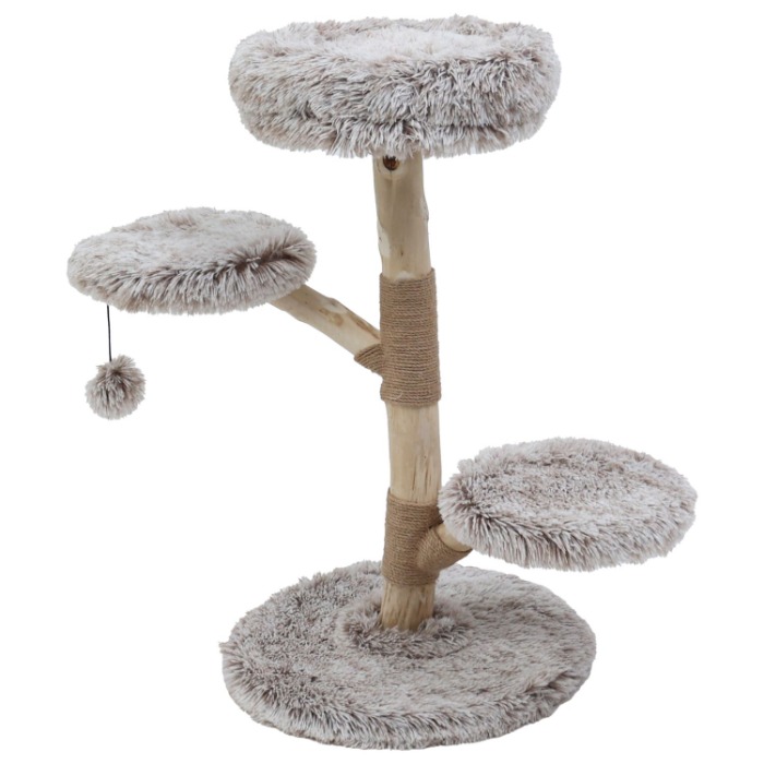 Adori Krabpaal Merida Wit Bruin 50x50x92 cm