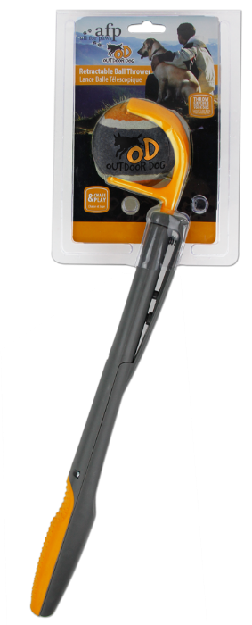 All For Paws - Outdoor Retractable Ball Thrower incl. Ball