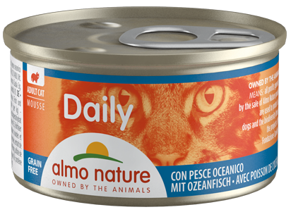 Almo Nature Dailymenu kat mousse oceaanvis 85gr