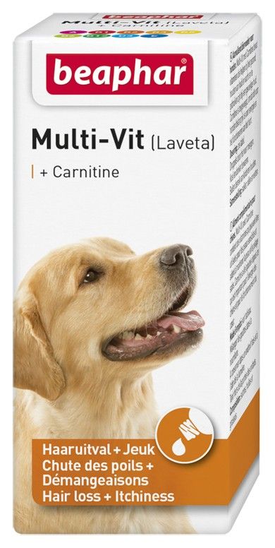 Beaphar Multi-Vit Hond met Carnitine 20ml