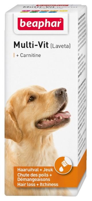 Beaphar Multi-Vit Hond met Carnitine 50ml