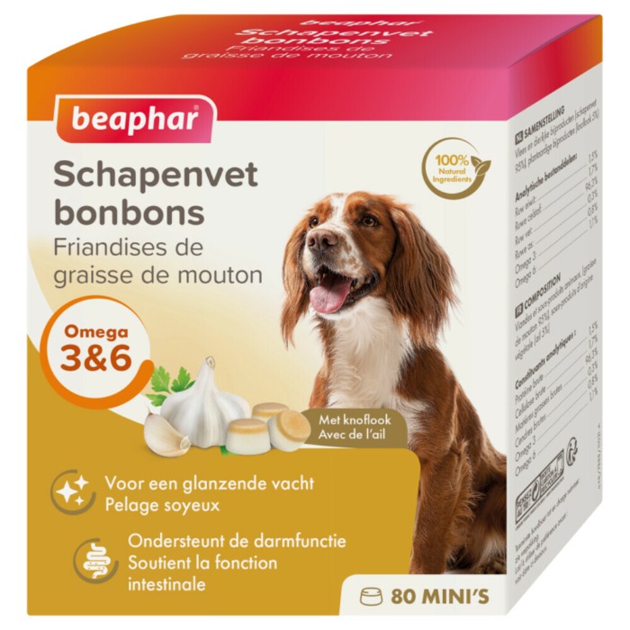 Beaphar Schapenvet Bonbons Mini Knoflook