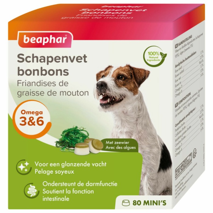 Beaphar Schapenvet Bonbons Mini Zeewier