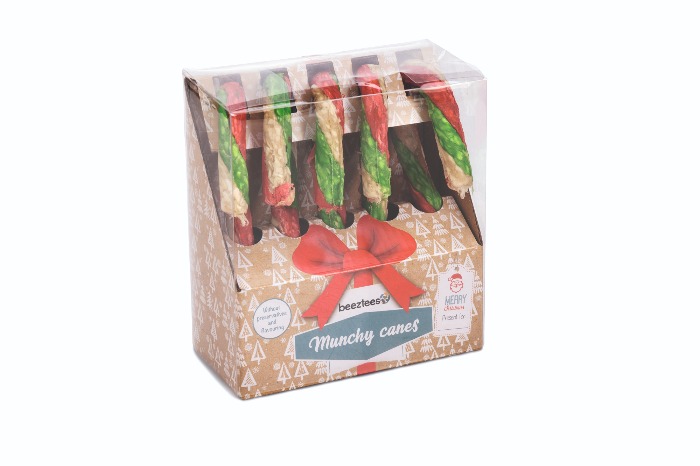 Beeztees Candy Cane Munchy hondensnacks 5 stuks