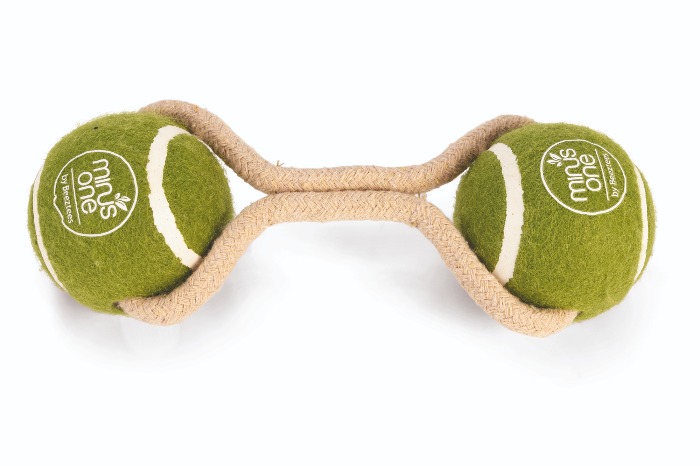 Beeztees Minus One duo tennisbal koord