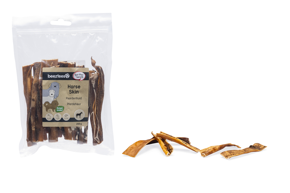 Beeztees Paardenhuid hondensnack 200 gram