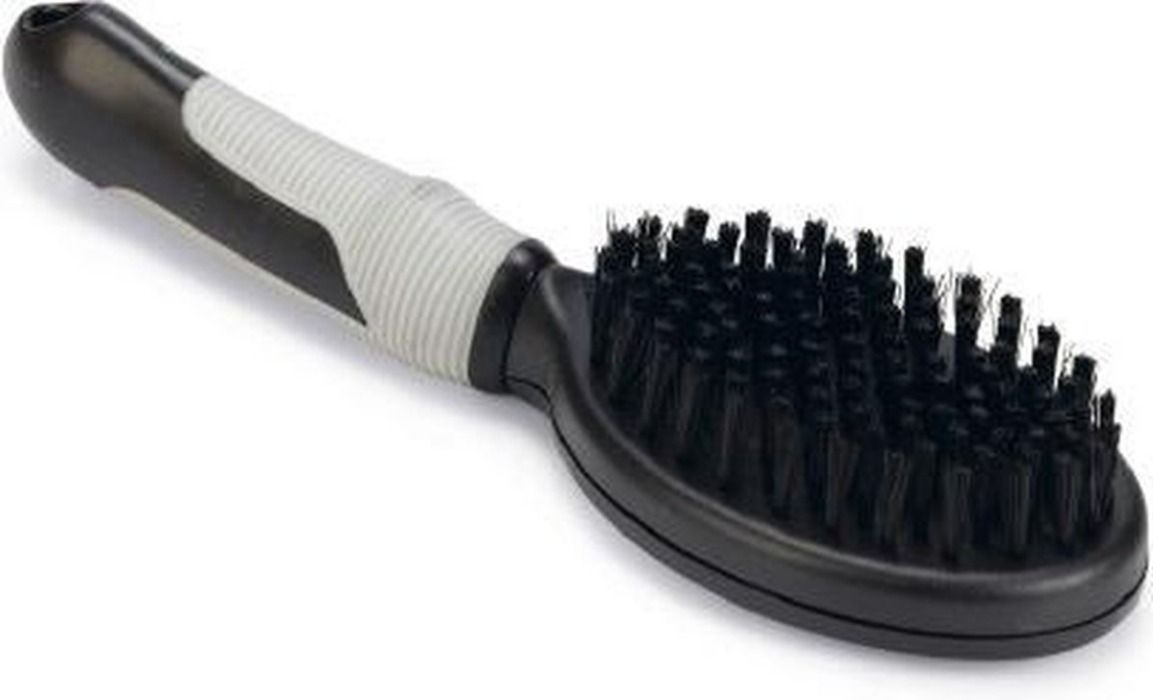 Beeztees Verzorgingsborstel Zwart/Grijs Groot 23x6