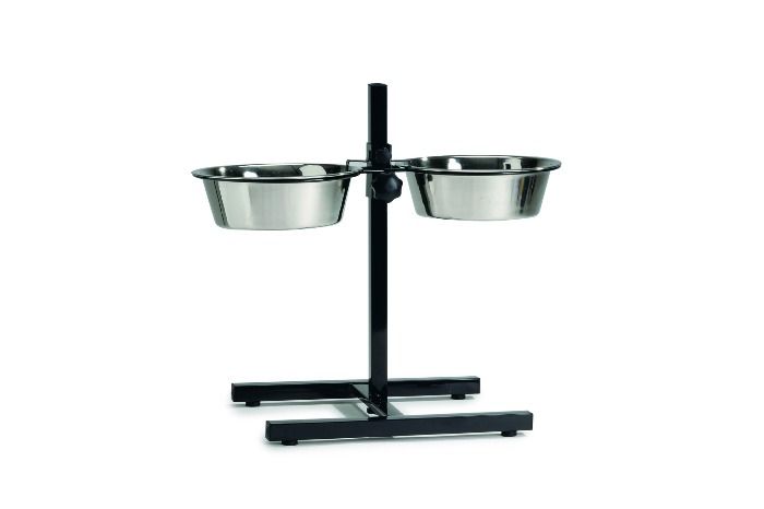 Beeztees Voerbak Standaard RVS Bak 20cm Zwart