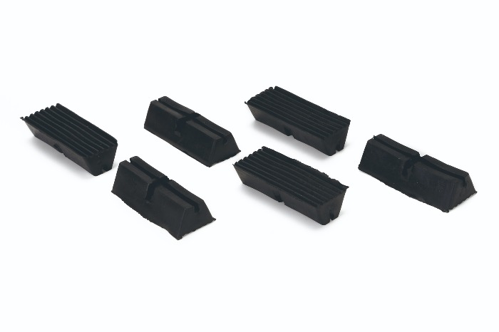 Beeztees rubberen voetjes voor bench hond 6 stuks