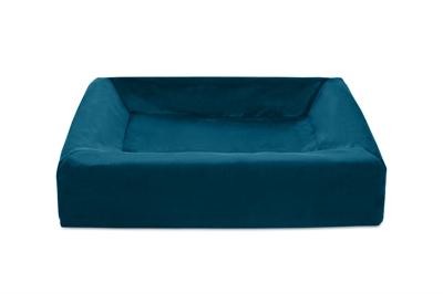 Bia bed royal fluweel hoes voor hondenmand petrol bia-60 70x60x15 cm