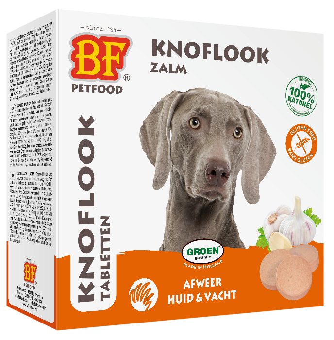 Biofood Knoflook Zalm Afweer tabletten hond
