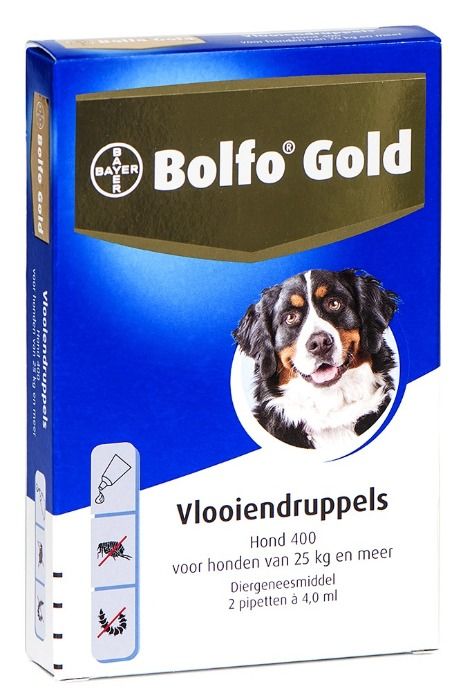 Bolfo Gold Hond 400 25-40kg - 2 pip