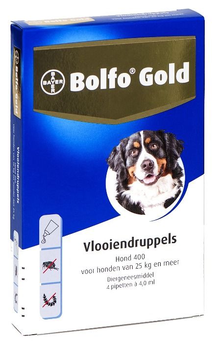 Bolfo Gold Hond 400 25-40kg - 4 pip