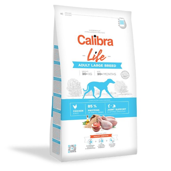 Calibra Life Dog Adult Large Breed Chicken hondenvoer 12kg