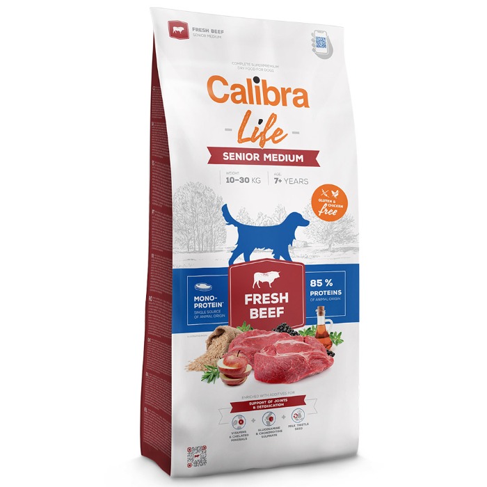 Calibra Life Dog Senior Medium Breed Fresh Beef 2