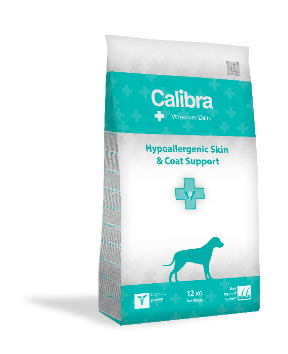 Calibra Veterinary Diets Dog Hypoallergenic Skin & Coat support hondenvoer 12 kg