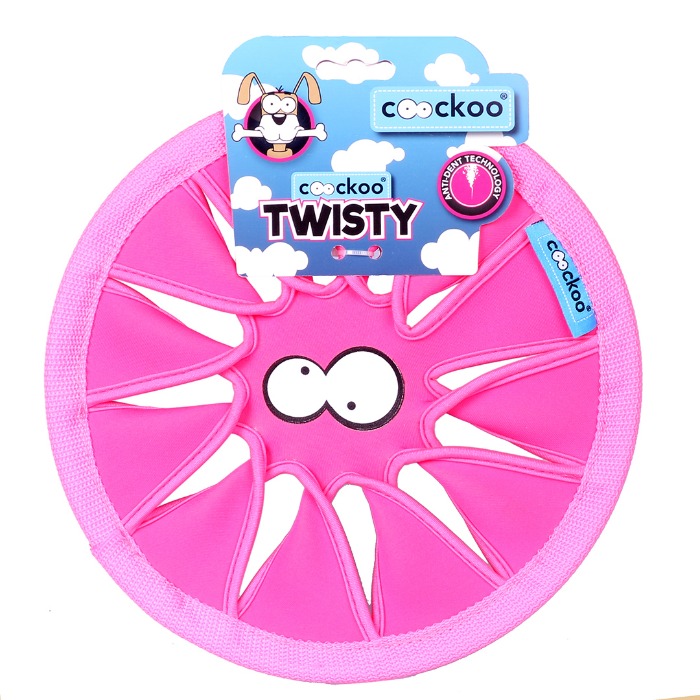 Coockoo twisty drijvende frisbee hondenspeelgoed