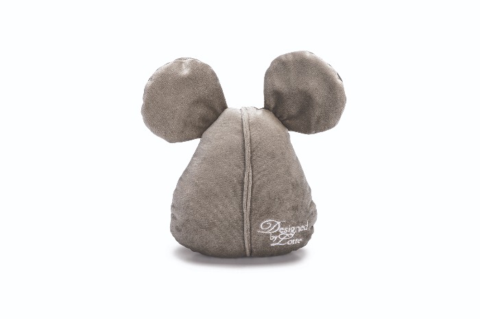 Designed By Lotte muis Adio velvet grijs hondenspeelgoed 20x18